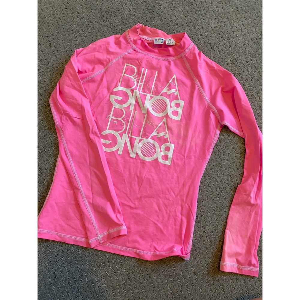 Pink Billabong Rash Guard